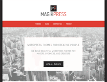 Tablet Screenshot of magikpress.com